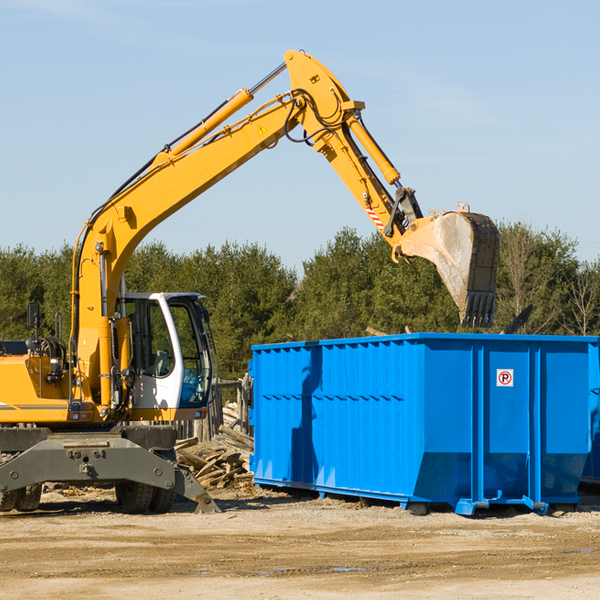 what size residential dumpster rentals are available in Prairieville